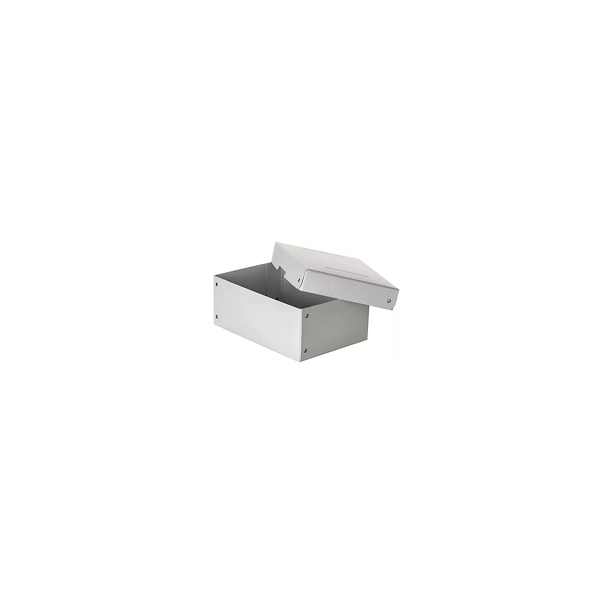 Falken PureBox PRO A5 archiefdoos, voor maximaal 1250 vel, DIN ISO 16245-A, met etiketveld, L 250 x B 180 x vulhoogte 100 mm, FSC® karton, wit