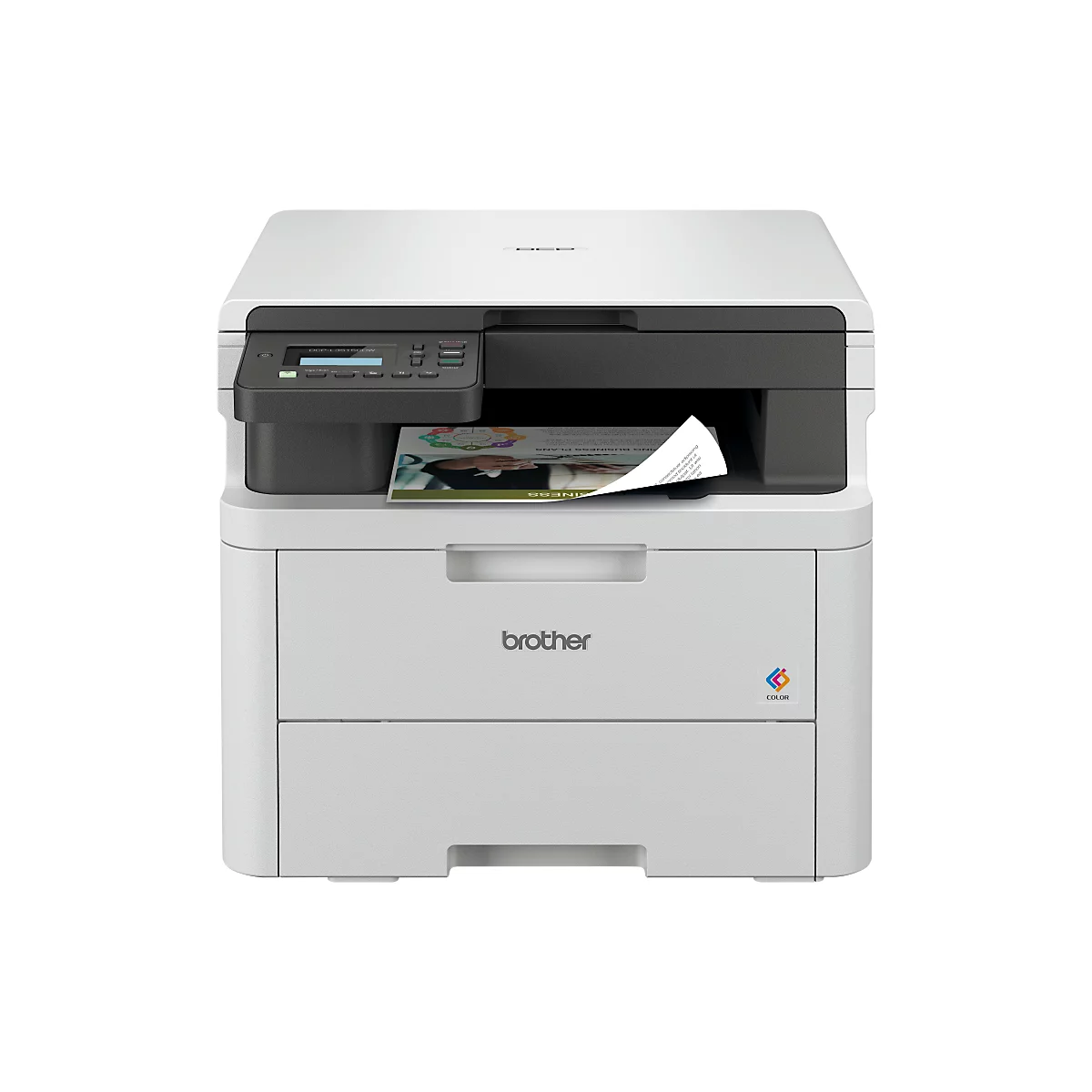 Farblaser Multifunktionsdrucker Brother DCP-L3515CDW, 3 in 1, USB/WLAN, Auto-Duplex/Mobildruck, bis A4, inkl. Toner