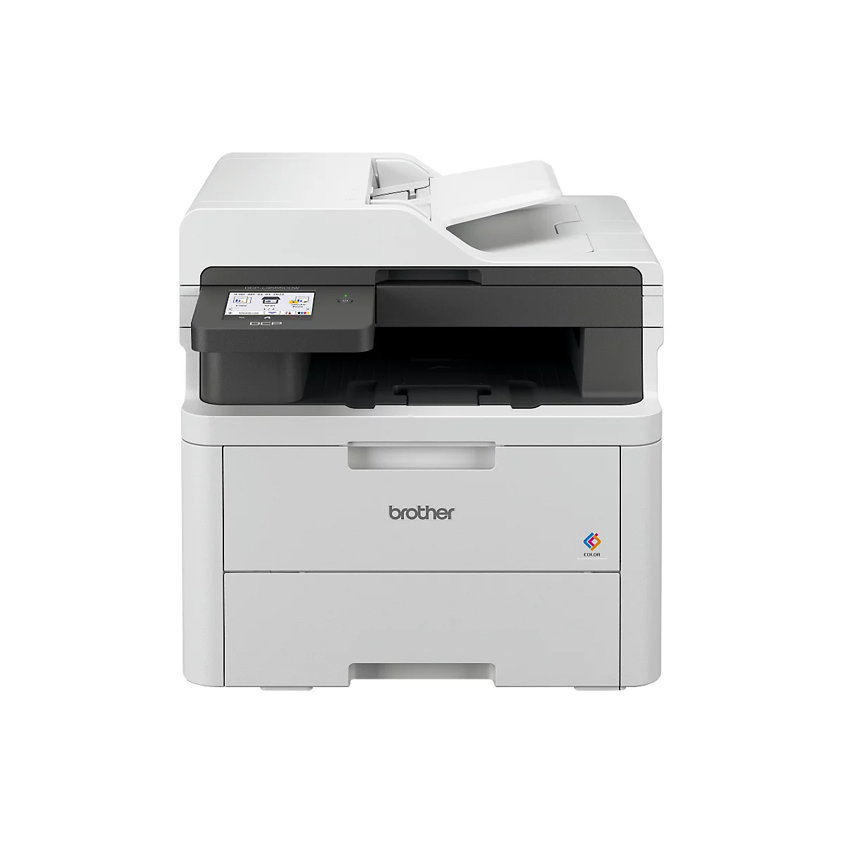 Farblaser Multifunktionsdrucker Brother DCP-L3555CDW, 3 in 1, USB/LAN/WLAN, Auto-Duplex/Mobildruck, bis A4, inkl. Toner