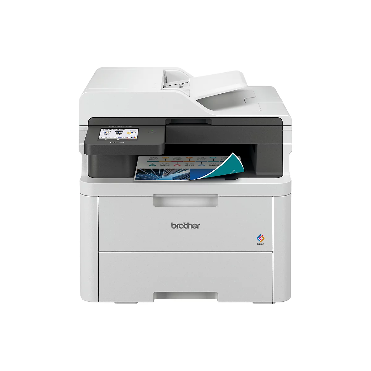 Farblaser Multifunktionsdrucker Brother DCP-L3555CDW, 3 in 1, USB/LAN/WLAN, Auto-Duplex/Mobildruck, bis A4, inkl. Toner