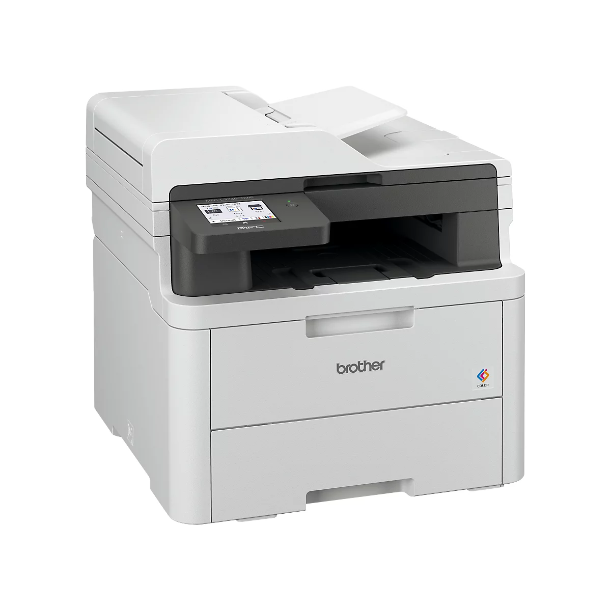 Farblaser Multifunktionsdrucker Brother MFC-L3740CDWE, 4 in 1, USB/LAN/WLAN, Auto-Duplex/Mobildruck, bis A4, inkl. Toner