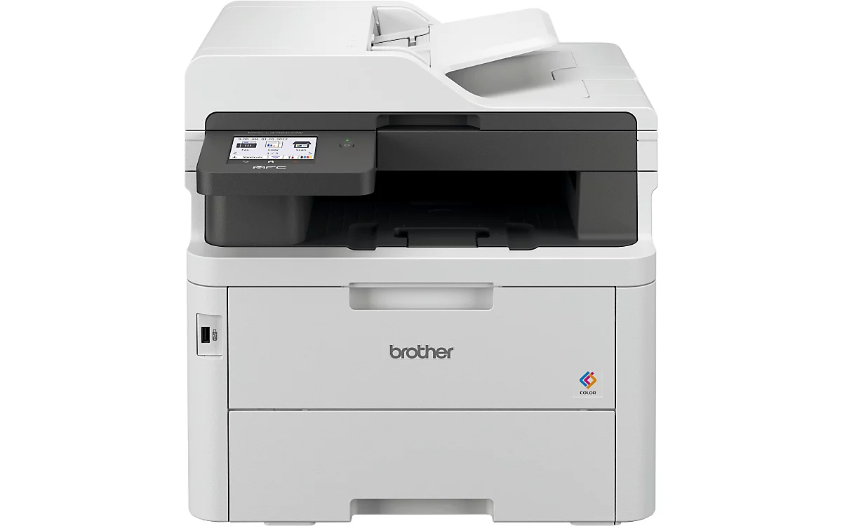 Farblaser Multifunktionsdrucker Brother MFC-L3760CDW, 4 in 1, USB/LAN/WLAN, Auto-Duplex, bis A4, inkl. Toner