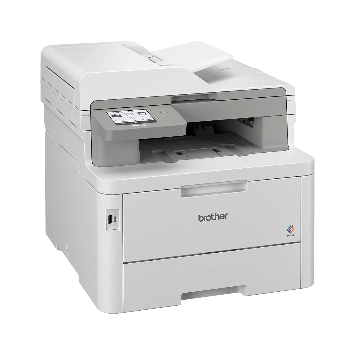Farblaser Multifunktionsdrucker Brother MFC-L8340CDW, 4 in 1, USB/WLAN, Auto-Duplex/Mobildruck, bis A4, inkl. Toner