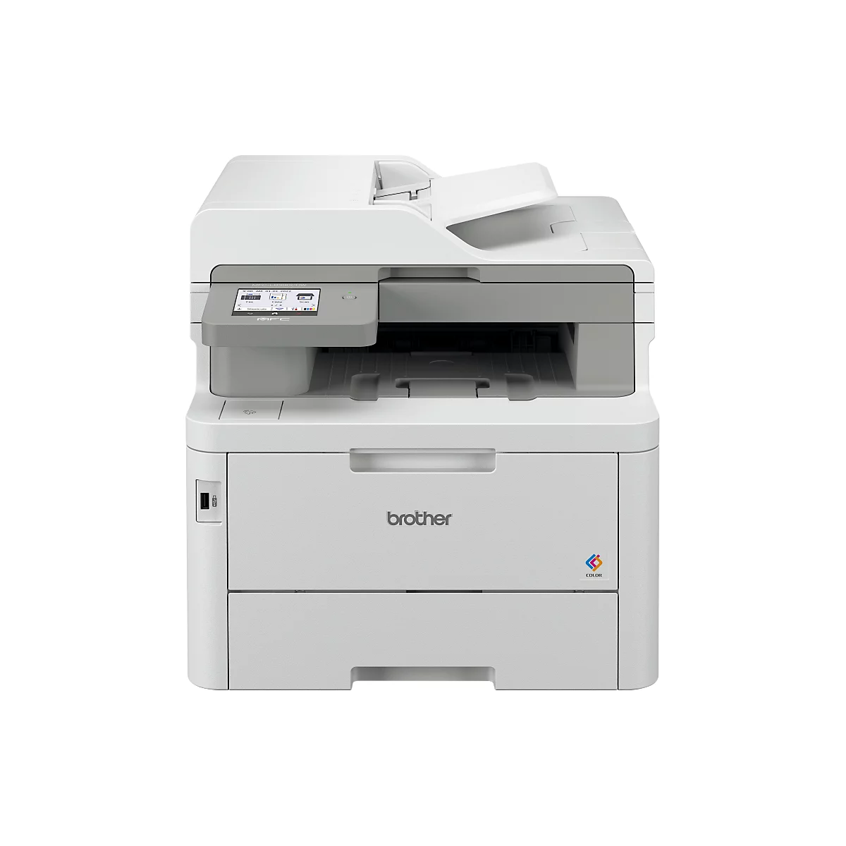 Farblaser Multifunktionsdrucker Brother MFC-L8390CDW, 4 in 1, USB/LAN/WLAN, Auto-Duplex/Mobildruck, bis A4, inkl. Toner