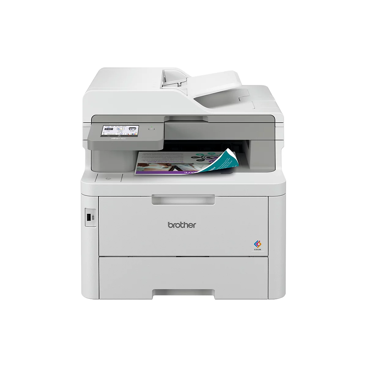 Farblaser Multifunktionsdrucker Brother MFC-L8390CDW, 4 in 1, USB/LAN/WLAN, Auto-Duplex/Mobildruck, bis A4, inkl. Toner