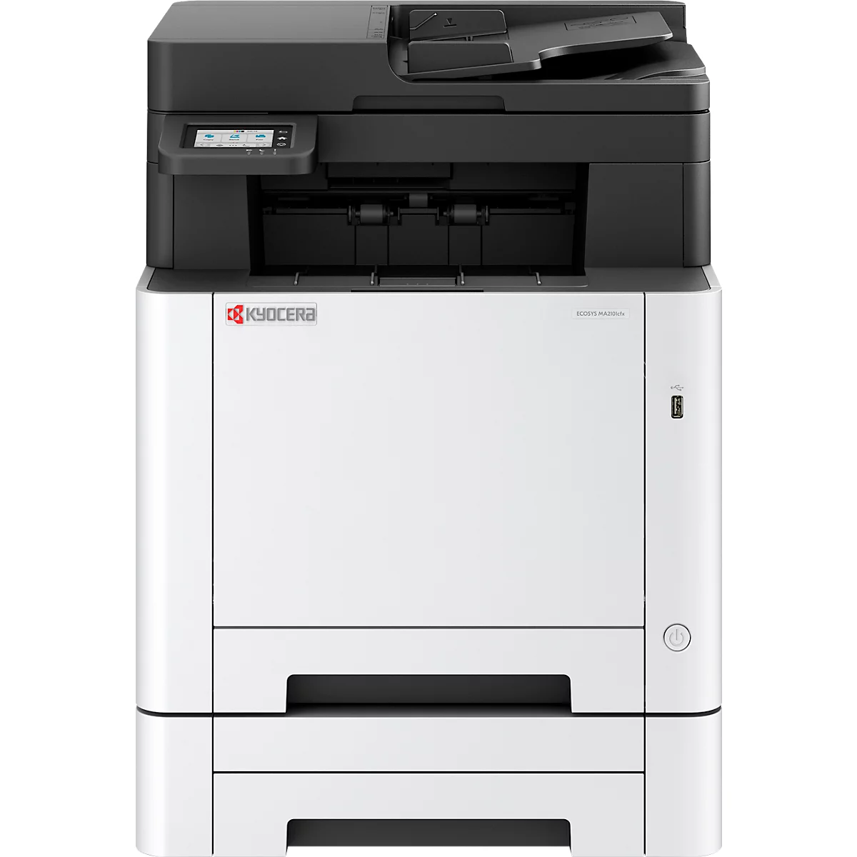 Farblaser-Multifunktionsdrucker KYOCERA ECOSYS MA2101cfx/Plus, 4-in-1, USB/LAN/Micro-SD, bis A4, Toner, 3 Jahre Kyocera Life Plus Garantie