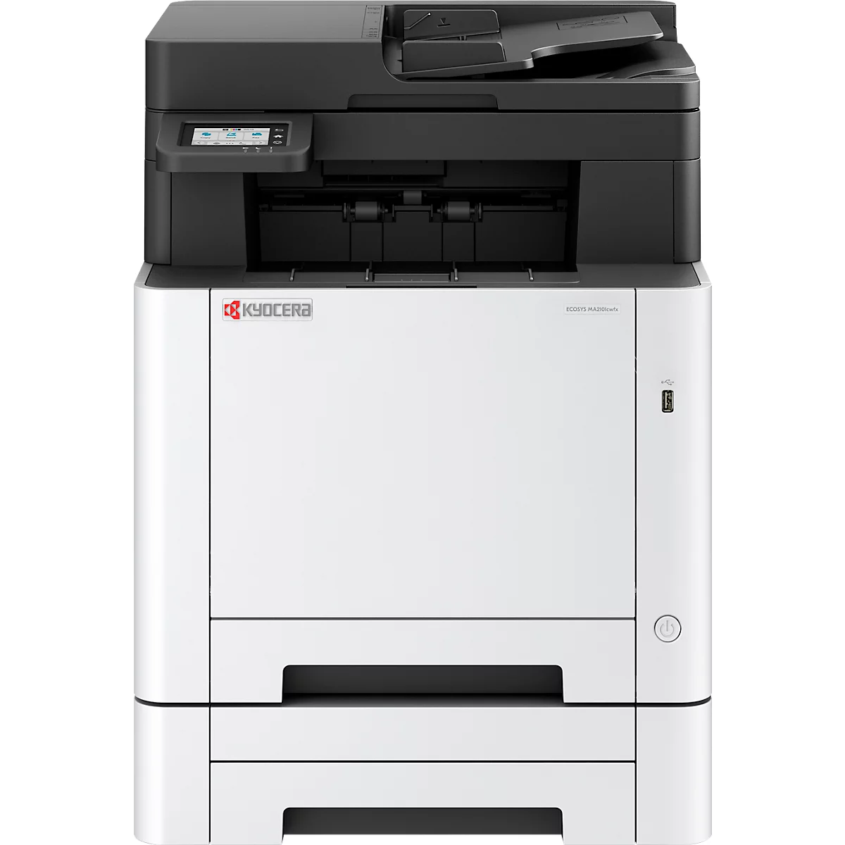 Farblaser-Multifunktionsdrucker KYOCERA ECOSYS MA2101cwfx/Plus, 4-in-1, USB/LAN/WLAN/Micro-SD, bis A4, Toner, 3 Jahre Kyocera Life Plus Garantie