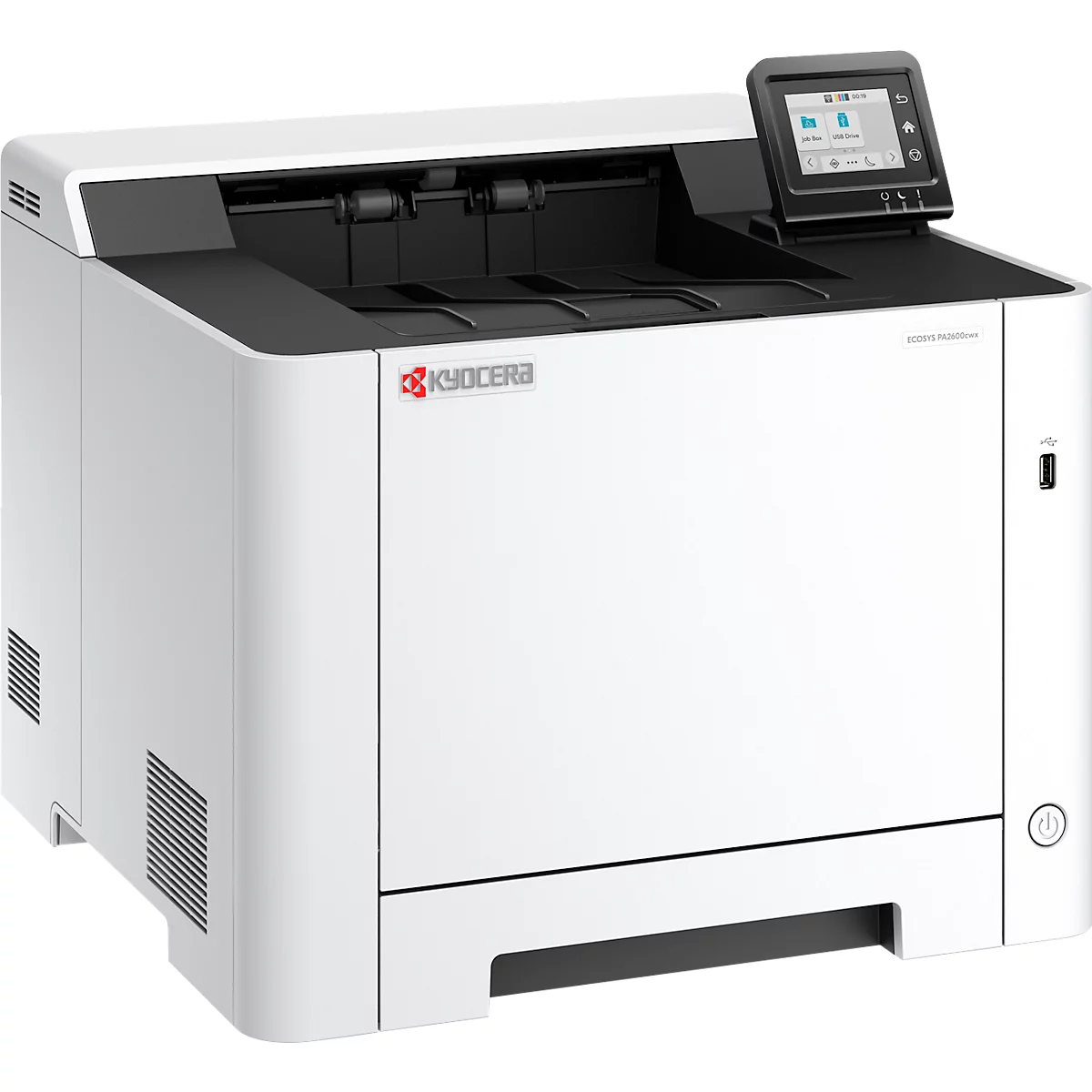 Farblaserdrucker KYOCERA ECOSYS PA2600cwx/Plus, Duplex/Mobildruck, 26 Seiten/Min., USB/LAN/WLAN/Micro-SD, bis A4, Toner, 3 Jahre Kyocera Life Plus Garantie
