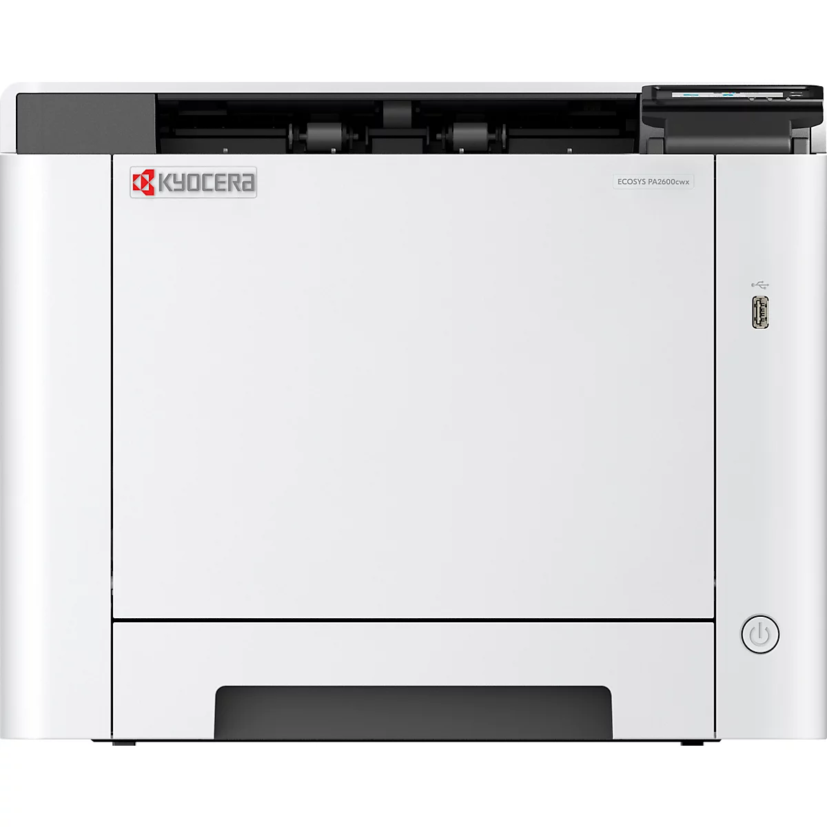 Farblaserdrucker KYOCERA ECOSYS PA2600cwx/Plus, Duplex/Mobildruck, 26 Seiten/Min., USB/LAN/WLAN/Micro-SD, bis A4, Toner, 3 Jahre Kyocera Life Plus Garantie