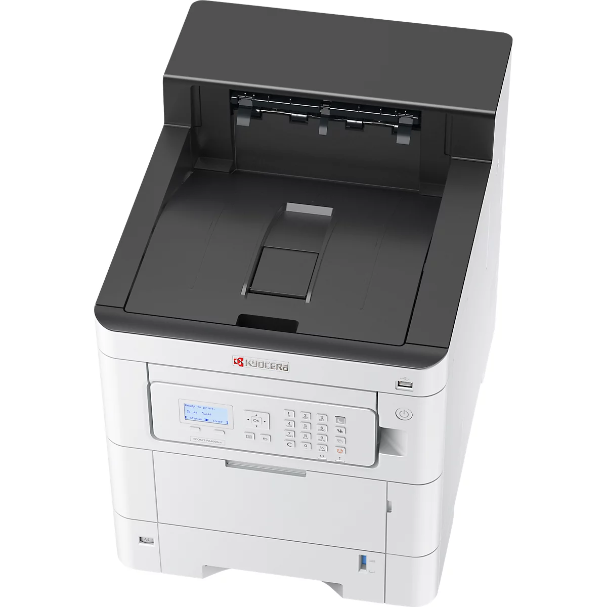 Farblaserdrucker Kyocera ECOSYS PA4000cx/Plus, LCD-Bedienfeld, Duplex, 1.200 × 1.200 dpi, 40 Seiten/Min.