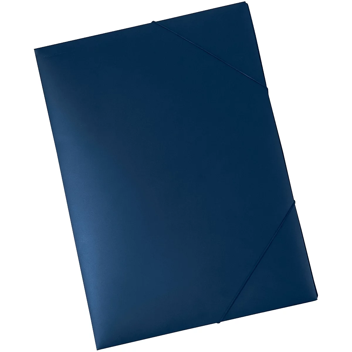Fardes à 3 rabats et à élastiques en PP EICHNER, format A3, bleu, 5 pièces