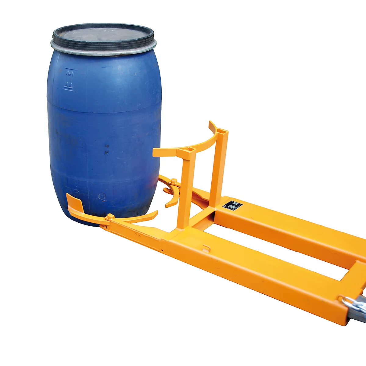 Fassheber BAUER FH-I, Stahl, für 220 l Fässer, 300 Tragkraft, B 600 x T 1380 x H 480 mm, orange