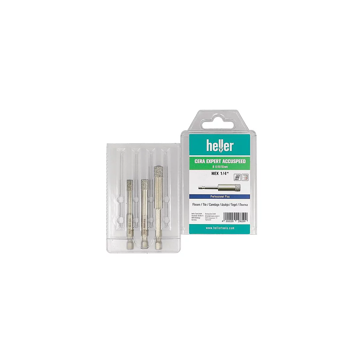Feinsteinzeugbohrer Cera Expert Accuspeed 3-tlg.D.6,8,10mm Schaft