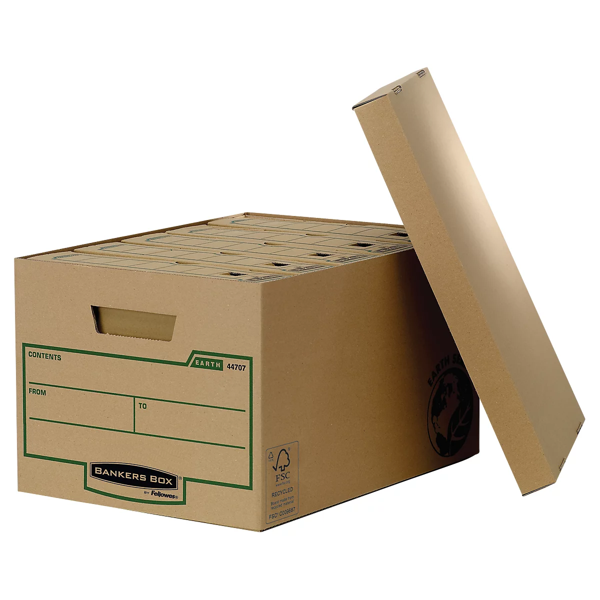 Fellowes Archivschachteln Bankers Box® Earth, f. bis 5 Archivschachteln, 10 Stück