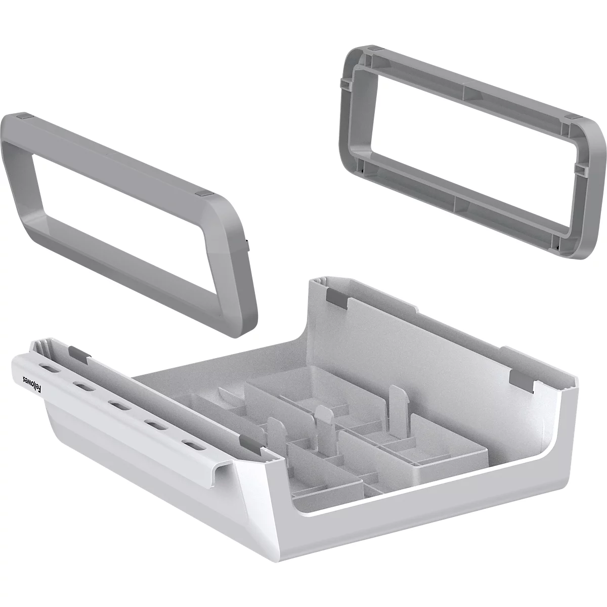 Fellowes Breyta Support d'écran, blanc, réglable en hauteur