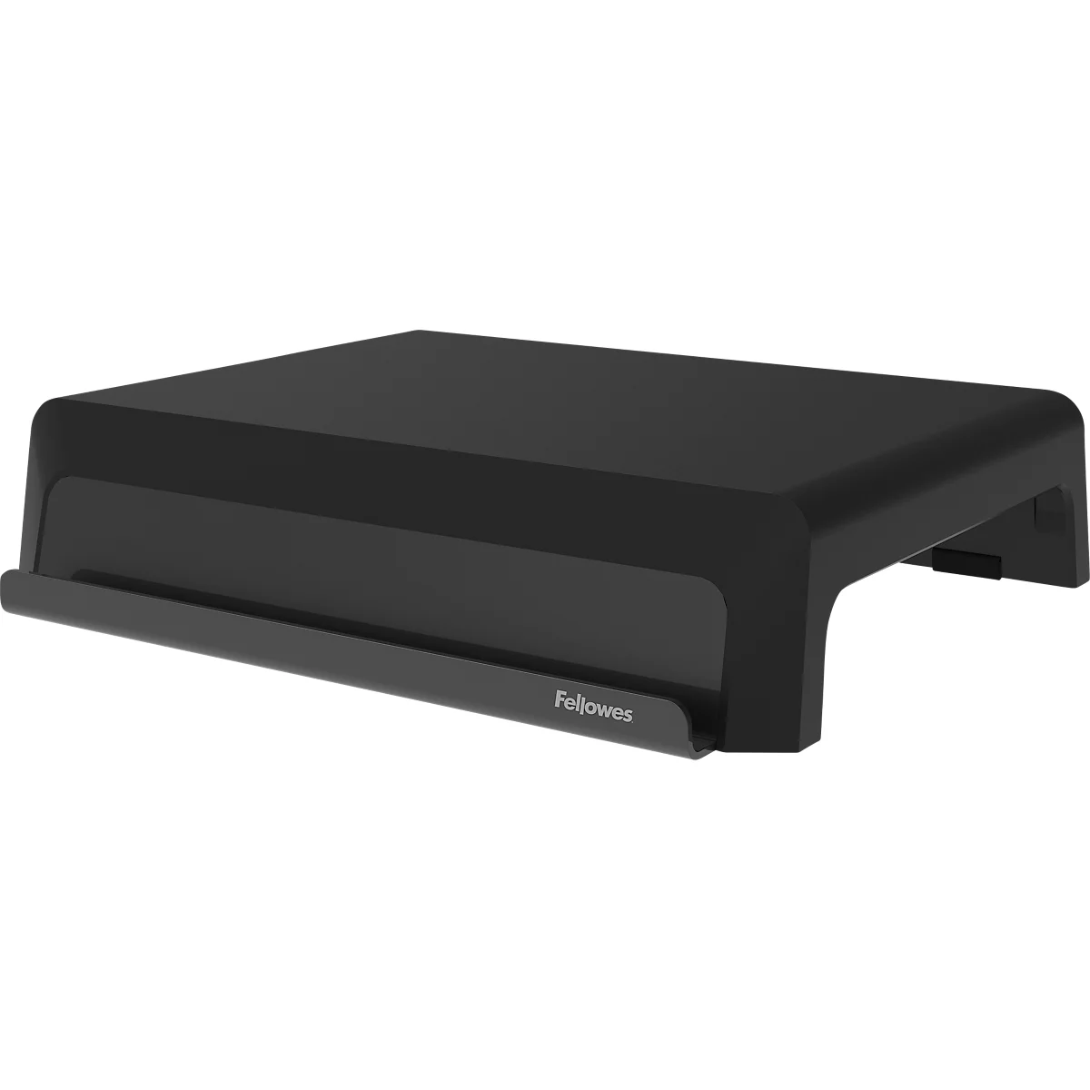 Fellowes Breyta™ Support d'écran, réglable en hauteur sur 3 niveaux, L 354 x P 304 x H 82-151 mm, 100% plastique recyclé, noir