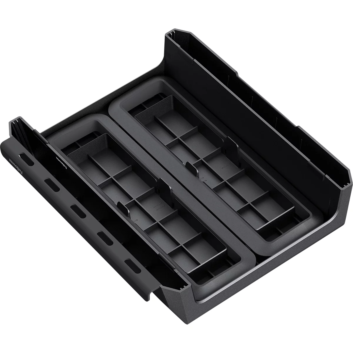 Fellowes Breyta™ Support d'écran, réglable en hauteur sur 3 niveaux, L 354 x P 304 x H 82-151 mm, 100% plastique recyclé, noir