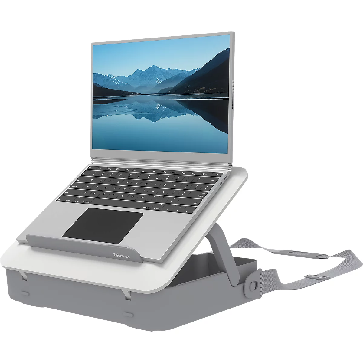 Fellowes® Breyta Toolbox notebooktas, tot 14 inch, cilinderslot, laptophouder, ABS, wit