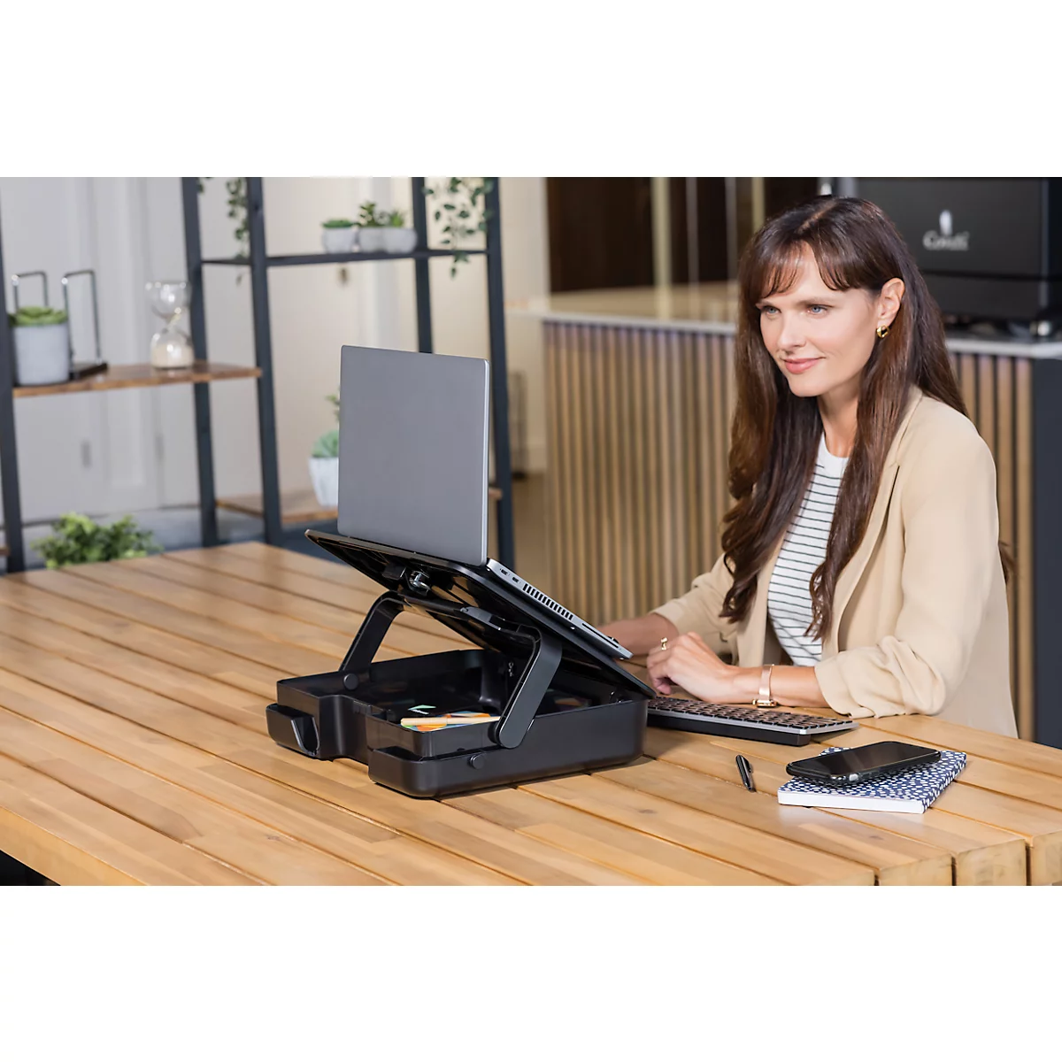 Fellowes® Breyta Toolbox notebooktas, tot 14 inch, cilinderslot, laptophouder, ABS, zwart