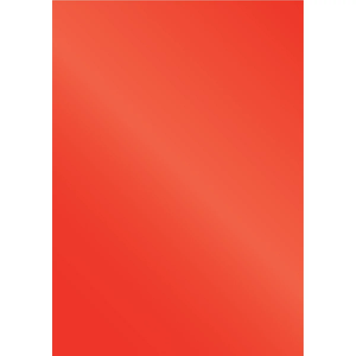 Fellowes dekblad Chromolux, karton, A4, voor draad- en plasticinbindmachines, rood, 250 g, 100 stuks
