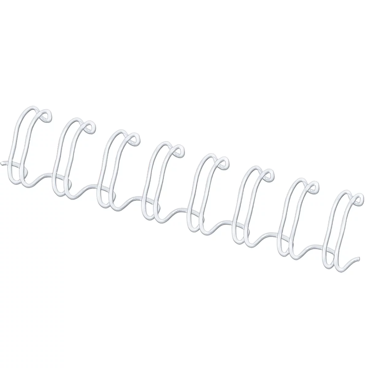 Fellowes Drahtbinderücken, Format 10 mm, 100 Stück, f. 34-Loch-Drahtbindegeräte, weiss, 100