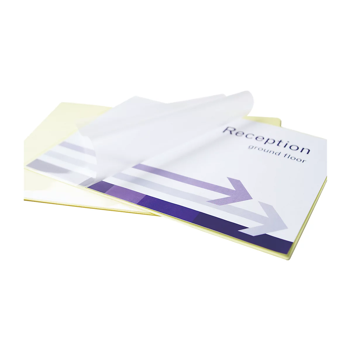 FELLOWES lamineerfolie, zelfklevend, A4, 80 micron, pak van 100 stuks