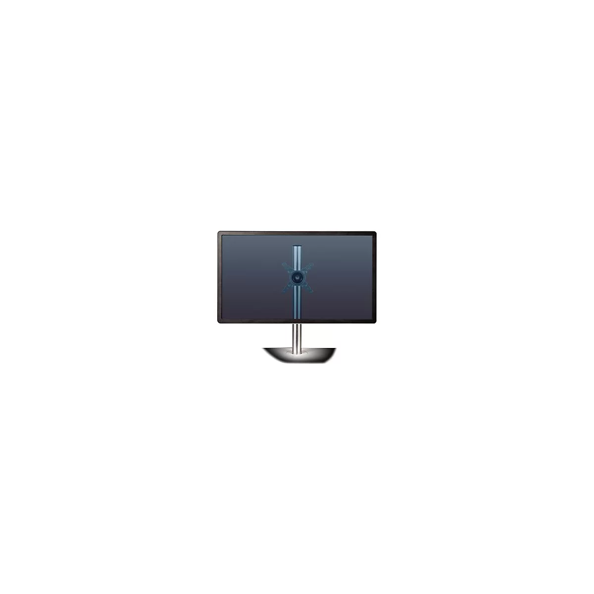 Fellowes Lotus Single Monitor Arm Kit - Befestigungskit - einstellbarer Arm - für LCD-Display - Aluminium - Silber