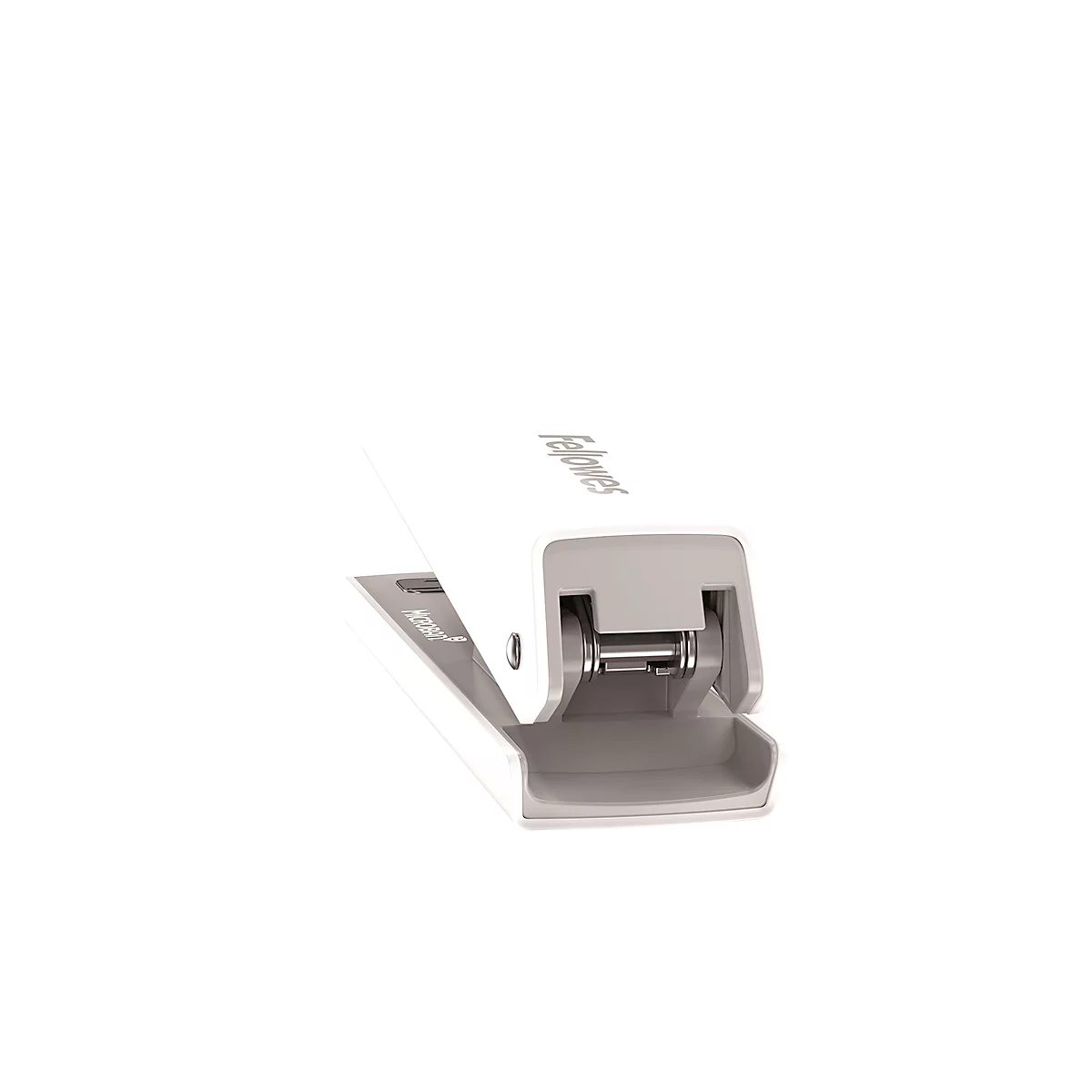 Fellowes LX820™ nietmachine, stevige strips, tot 20 vel, 24/6 of 26/6 nietjes, Microban® antibacteriële technologie, wit