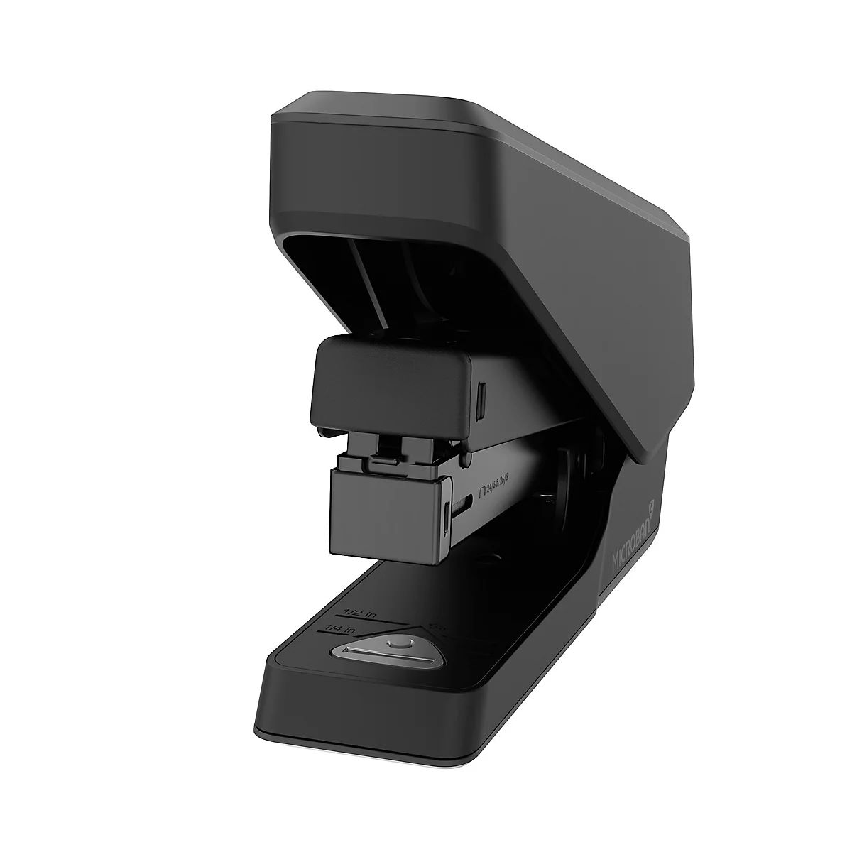 Fellowes LX840™ nietmachine, halve strip, tot 25 vel, 24/6 of 26/6 nietjes, Microban® antibacteriële technologie, zwart