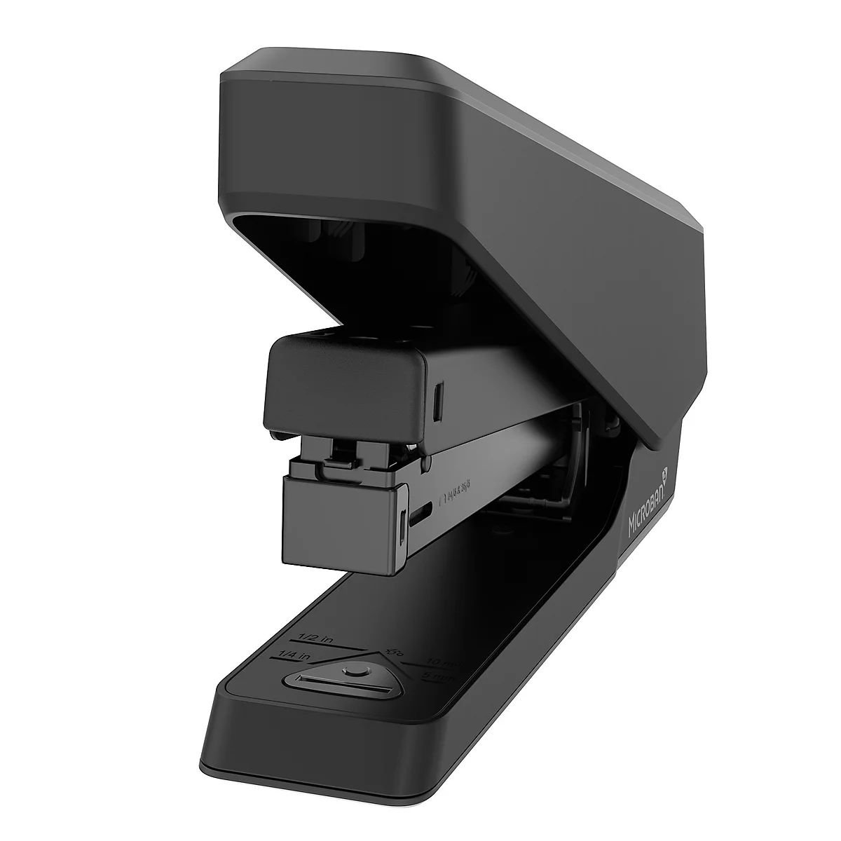 Fellowes LX850™ nietmachine, stevige strips, tot 25 vel, 24/6 of 26/6 nietjes, antibacteriële Microban® technologie, zwart.