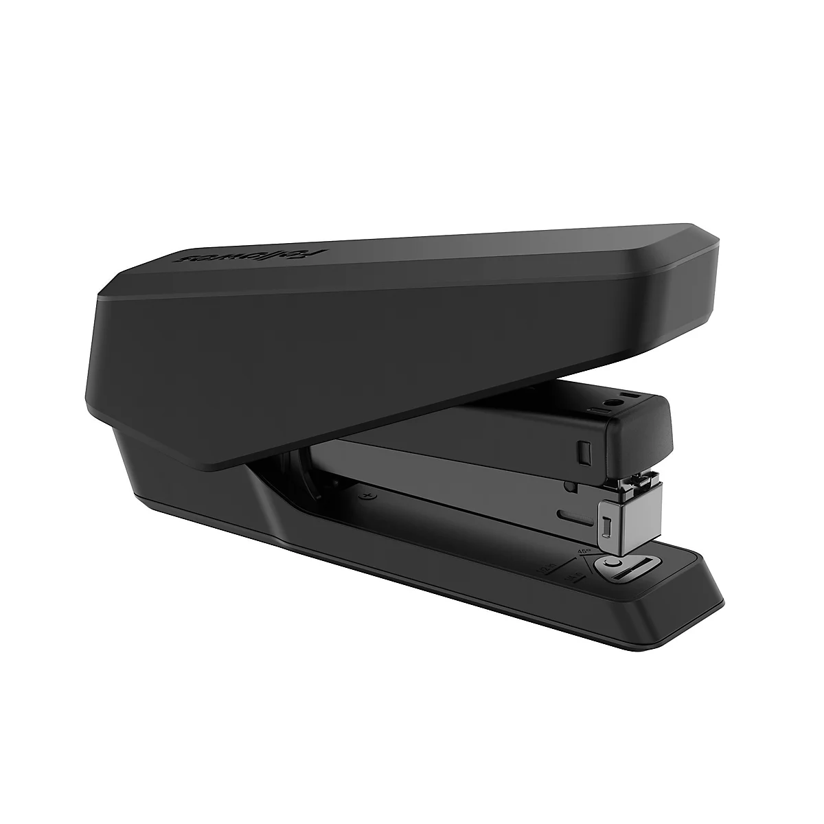 Fellowes LX850™ nietmachine, stevige strips, tot 25 vel, 24/6 of 26/6 nietjes, antibacteriële Microban® technologie, zwart.