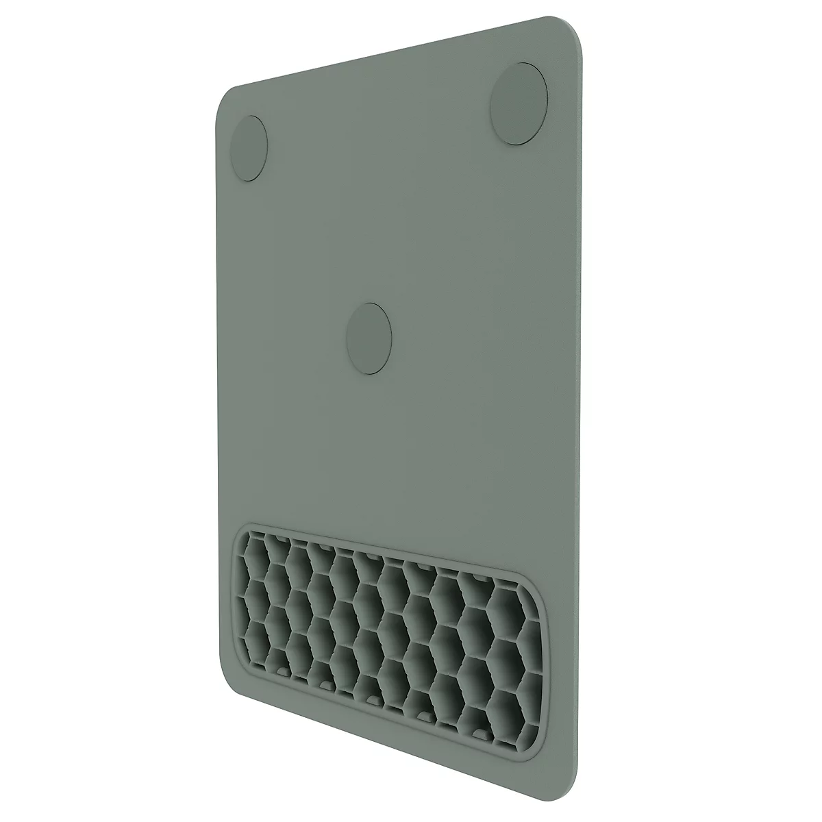 Hellgraues Mauspadd mit Handballenauflage, Marke Fellowes.