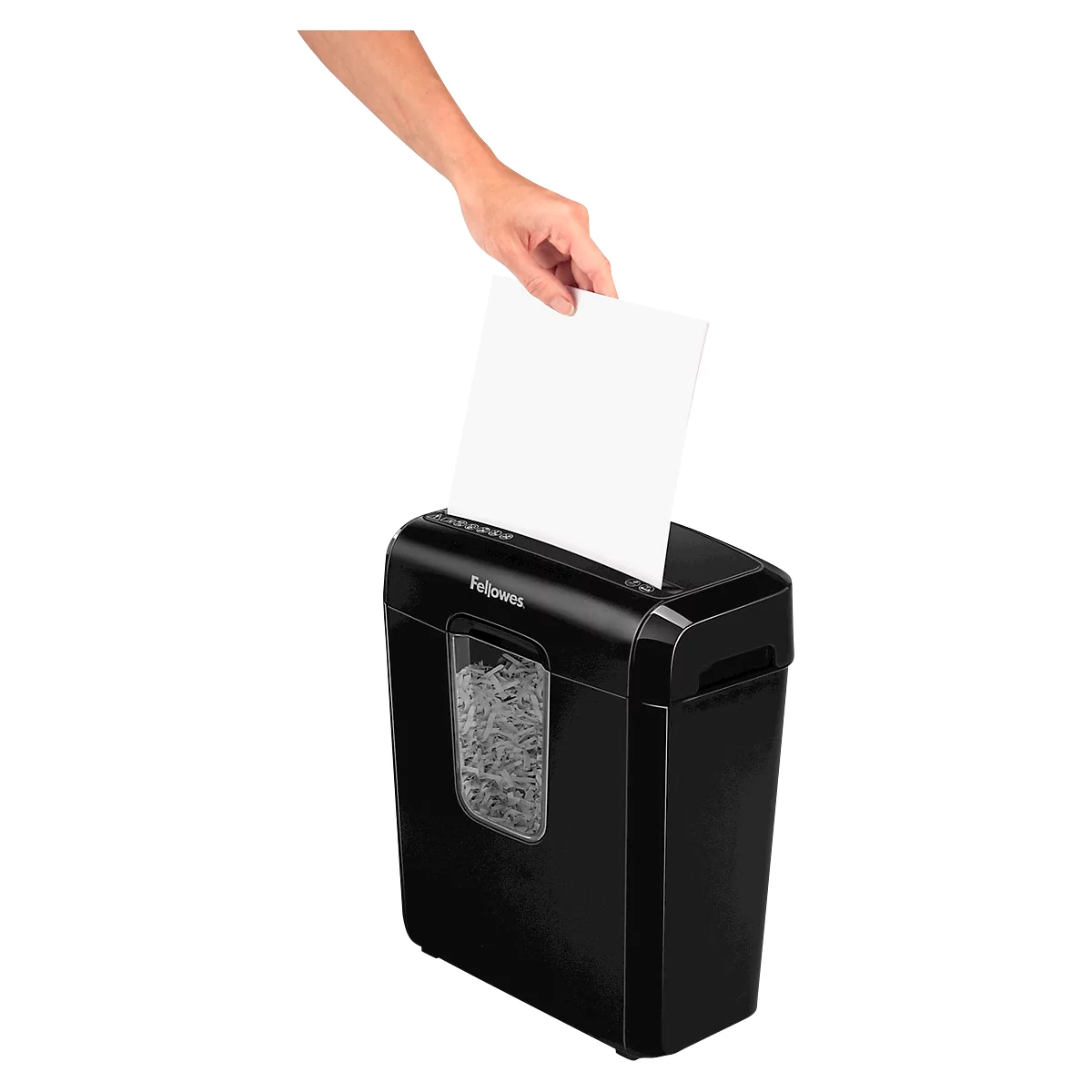 Fellowes papierversnipperaar PowerShred 6C, 4 x 35 mm micro-cut, voor home Office