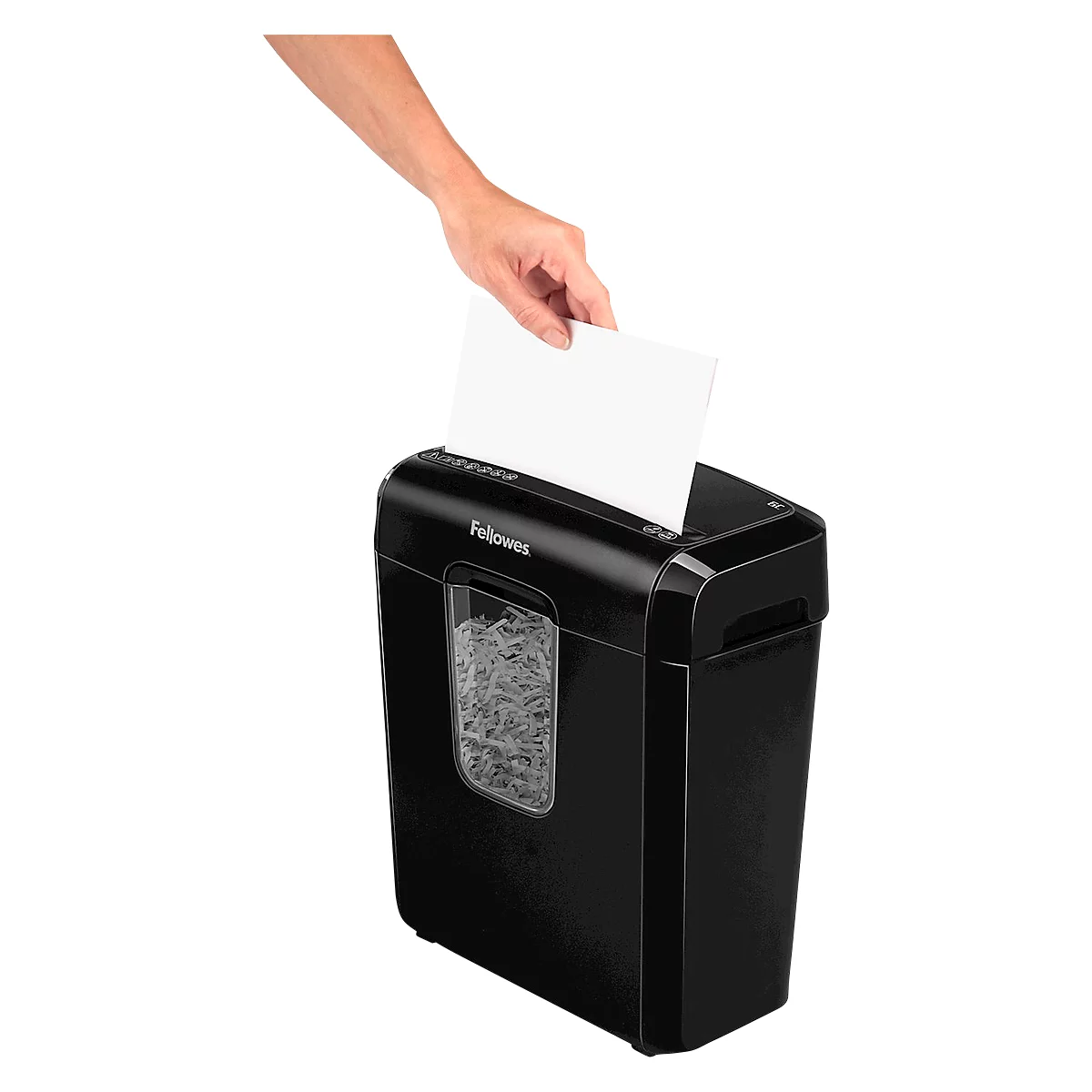 Fellowes papierversnipperaar PowerShred 6C, 4 x 35 mm micro-cut, voor home Office