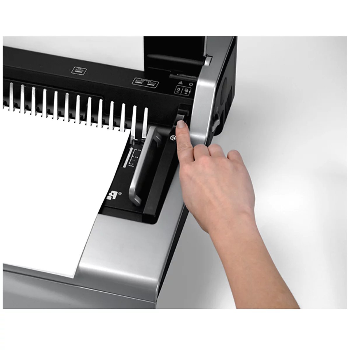 Fellowes plastic-inbindmachine Galaxy-E 500, stanscapaciteit 500 vel, inbindcapaciteit 500 vel