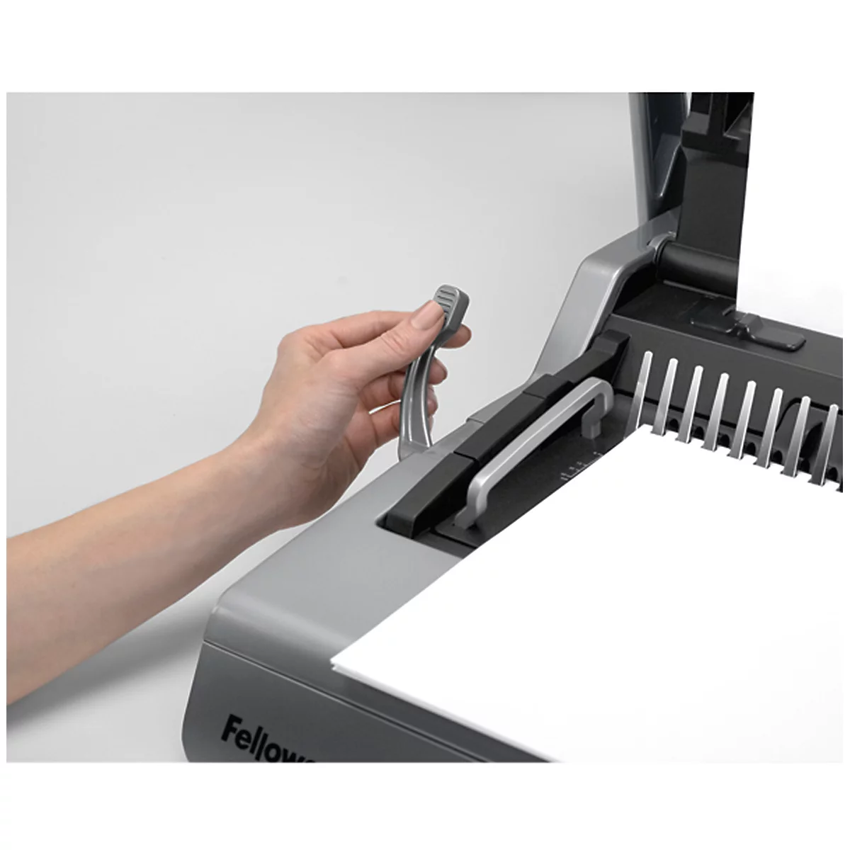 Fellowes plastic-inbindmachine Galaxy, stanscapaciteit 28 vel, inbindcapaciteit 500 vel