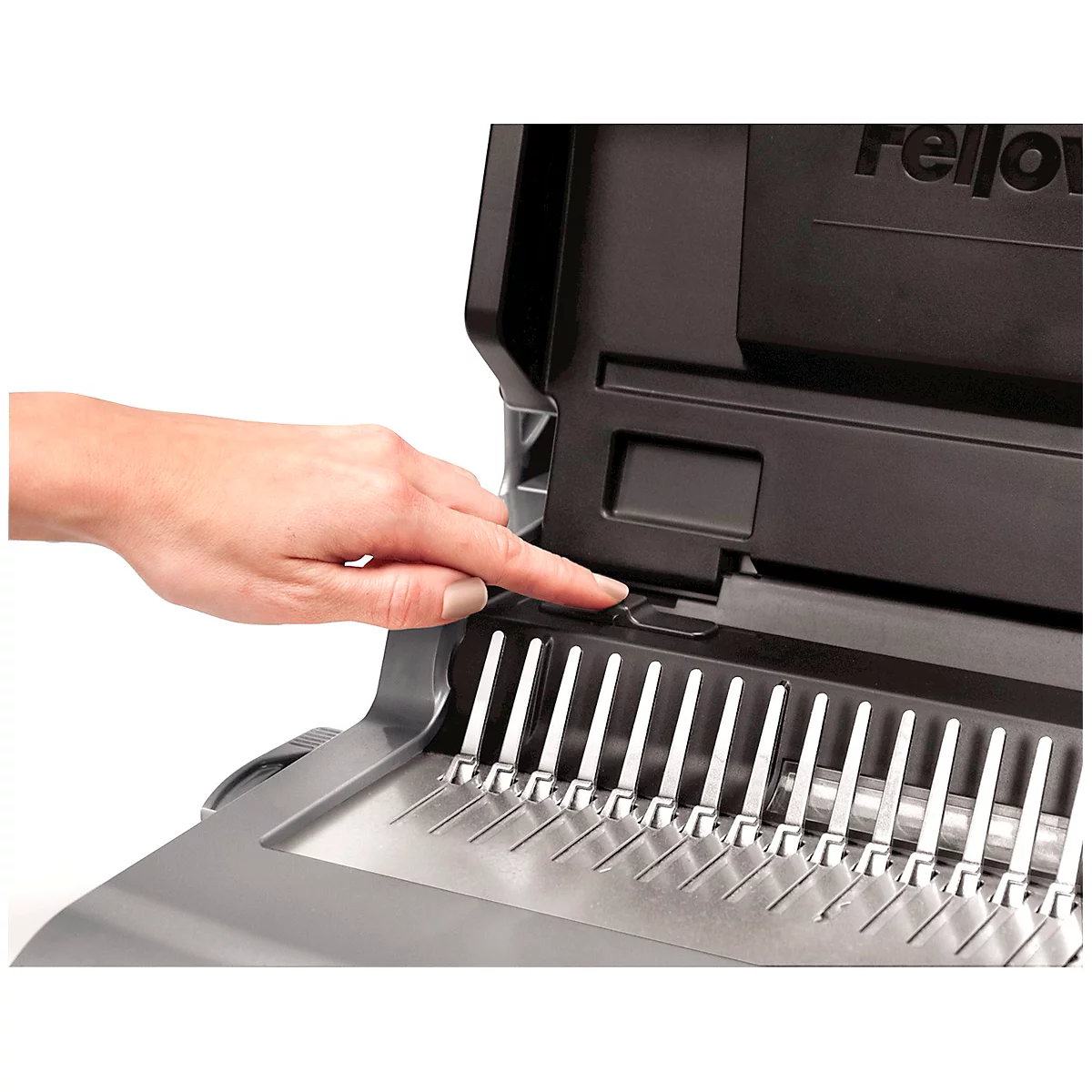 Fellowes plastic-inbindmachine Orion 500, stanscapaciteit 30 vel, inbindcapaciteit 500 vel
