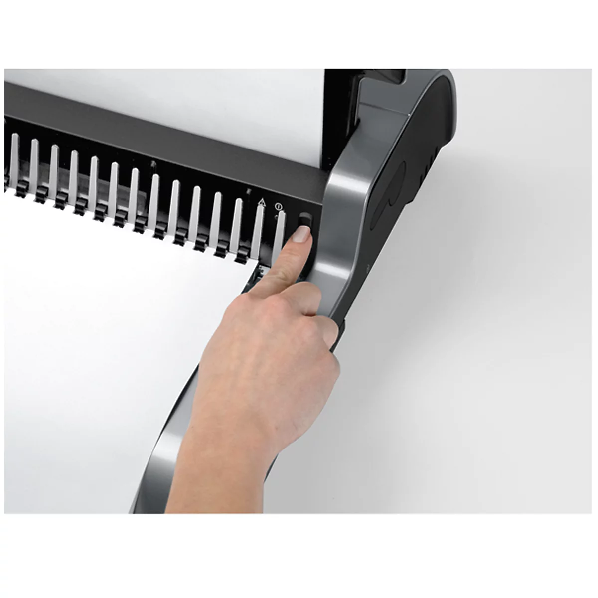 Fellowes plastic-inbindmachine Quasar-E, stanscapaciteit 25 vel, inbindcapaciteit 500 vel