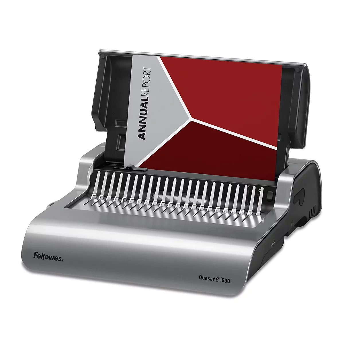 Fellowes plastic-inbindmachine Quasar-E, stanscapaciteit 25 vel, inbindcapaciteit 500 vel