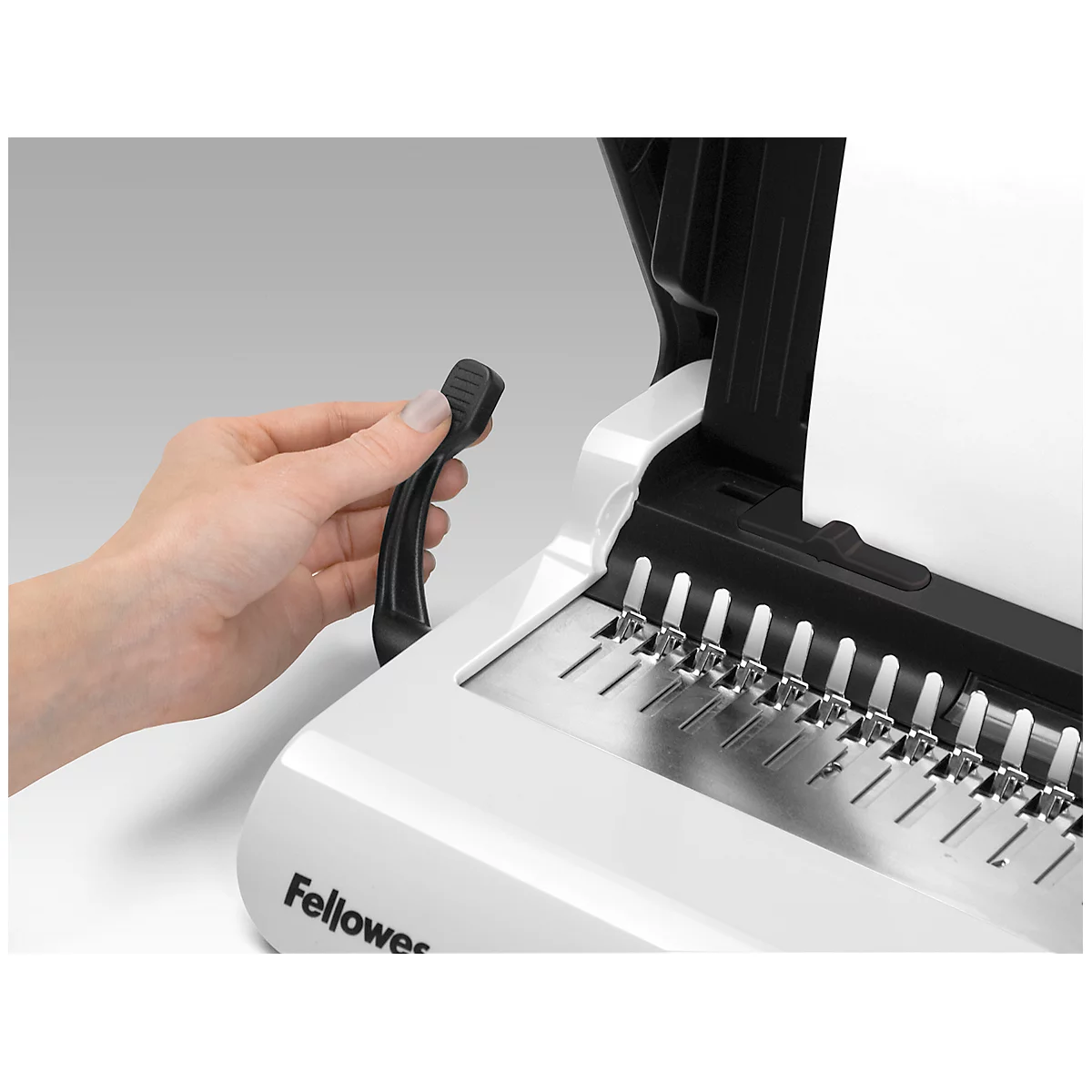 Fellowes plastic-inbindmachine Star+, stansvermogen 15 vel, inbincapaciteit 150 vel