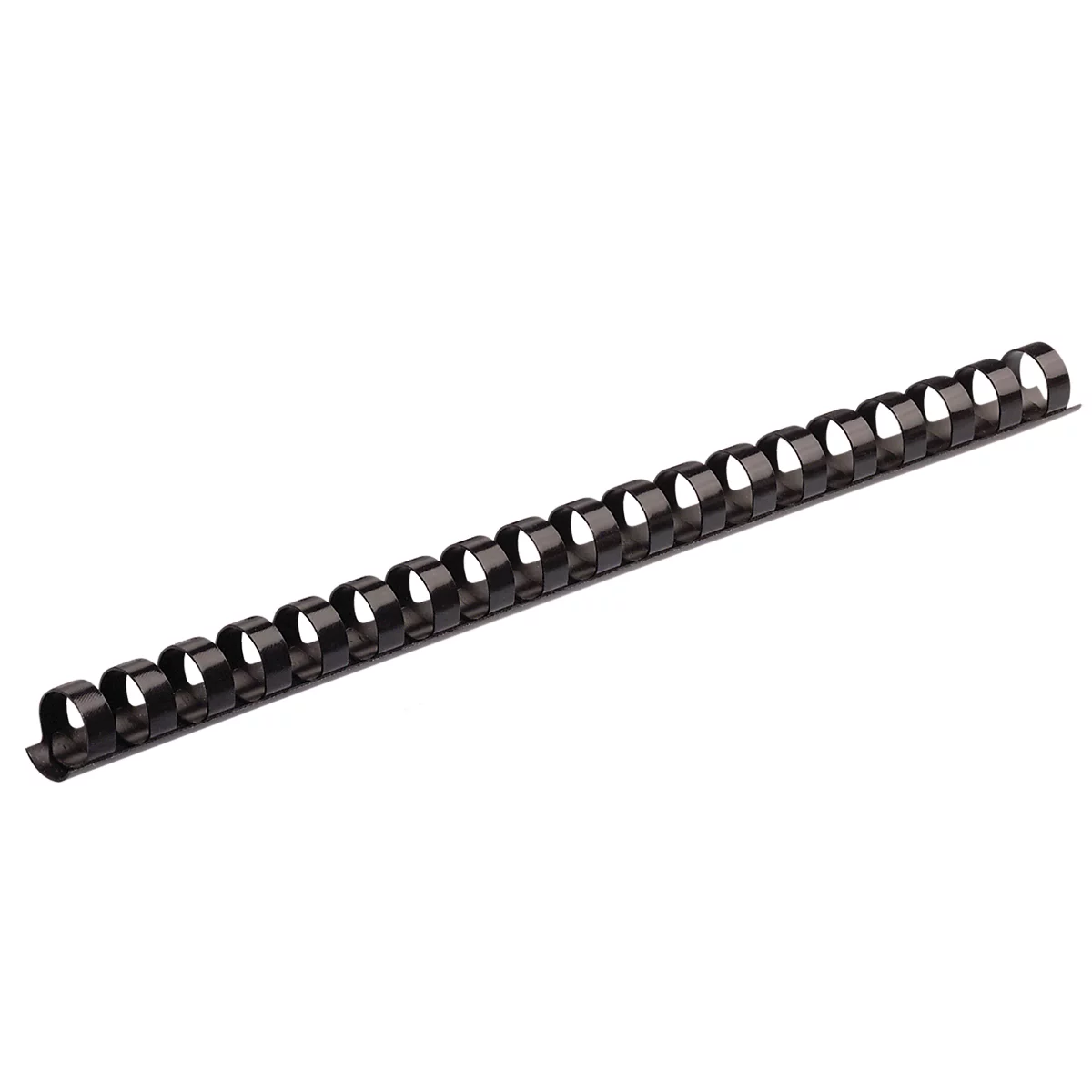 Fellowes plastic inbindruggen, formaat 10 mm, 25 stuks, voor inbindmachines plastic inbindrug zwart, 25 stuks