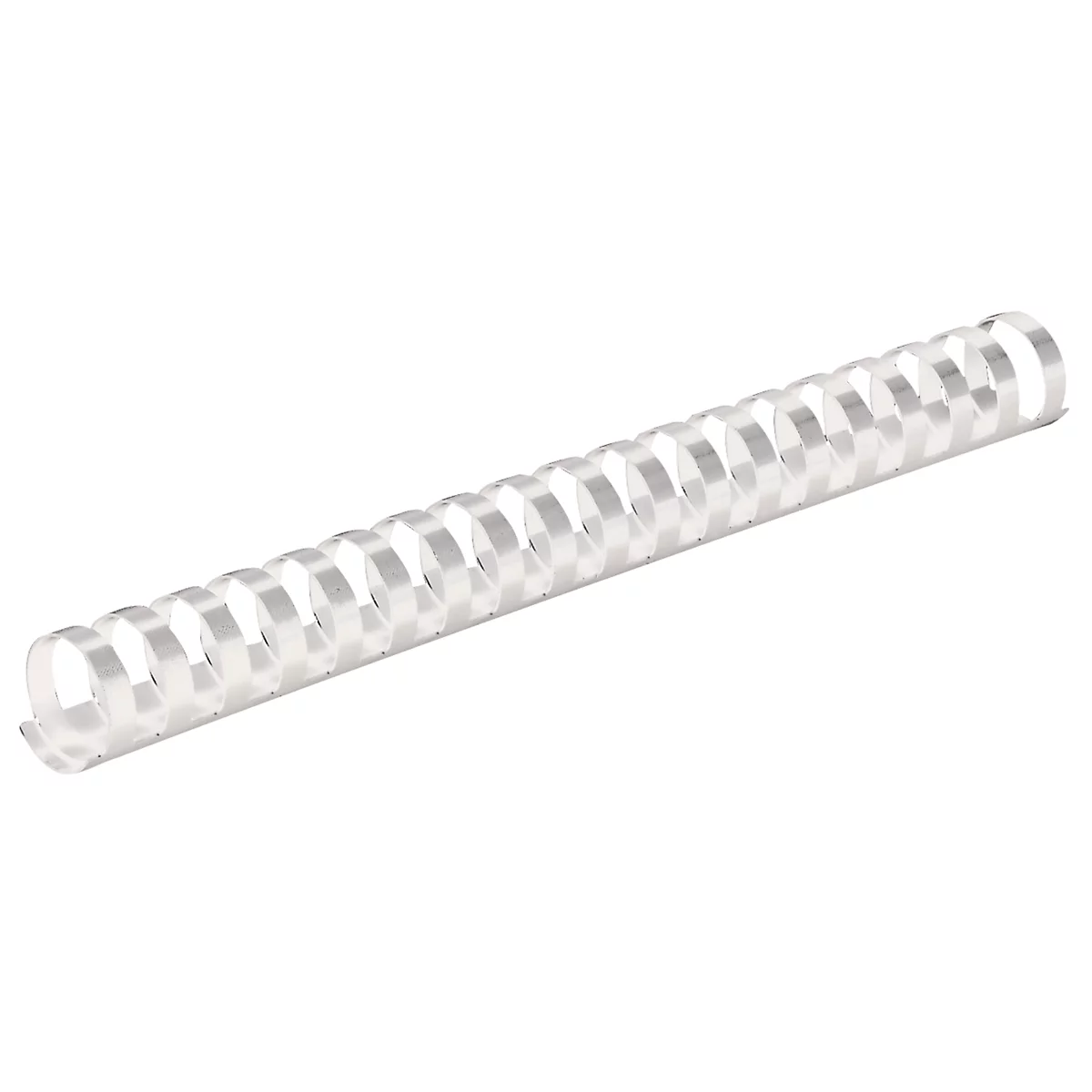 Fellowes plastic inbindruggen, formaat 16 mm, 25 stuks, voor inbindmachines plastic inbindrug wit, 25 stuks