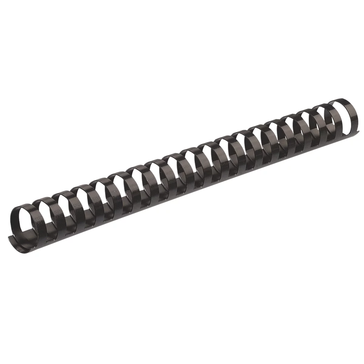 Fellowes plastic inbindruggen, formaat 16 mm, 25 stuks, voor inbindmachines plastic inbindrug zwart, 25 stuks