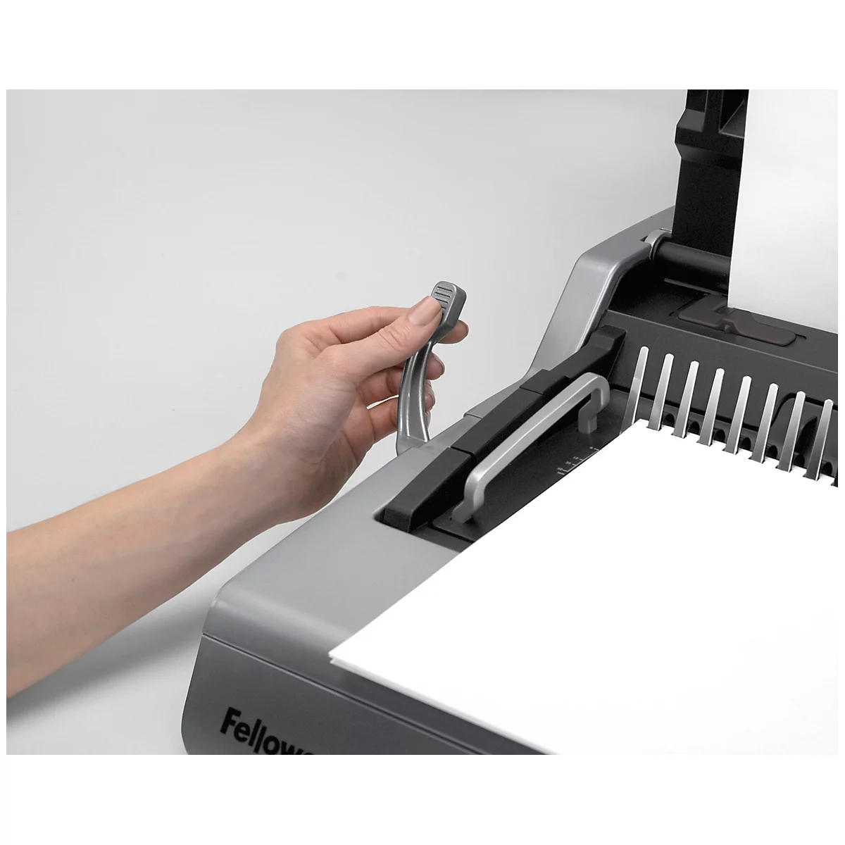 Fellowes Plastikbindegerät Galaxy-E 500, Stanzkap. 500 Blatt, Bindekap. 500 Blatt