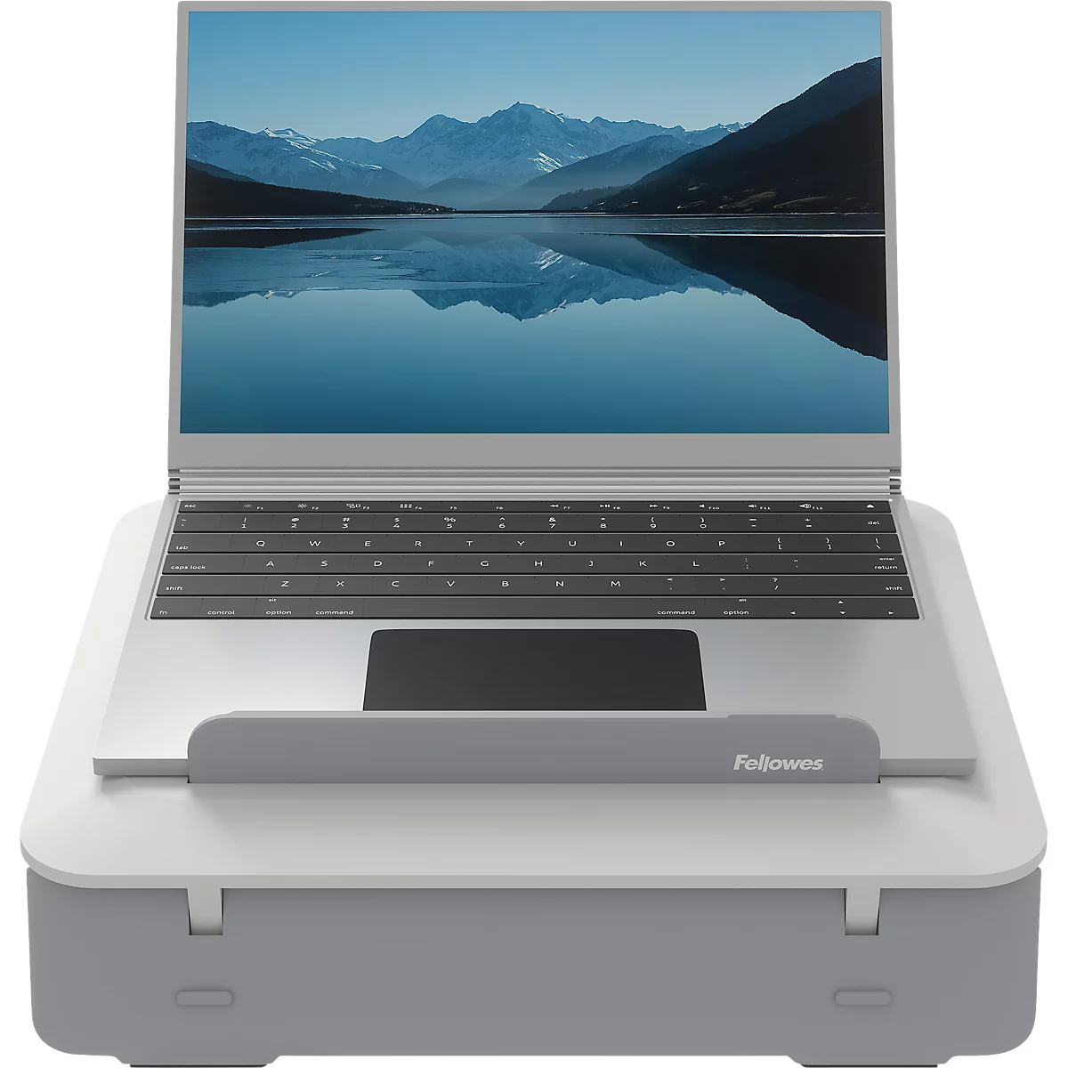 Fellowes® Sacoche pour ordinateur portable Breyta Toolbox, jusqu'à 14 pouces, serrure à cylindre, support pour ordinateur portable, ABS, blanc