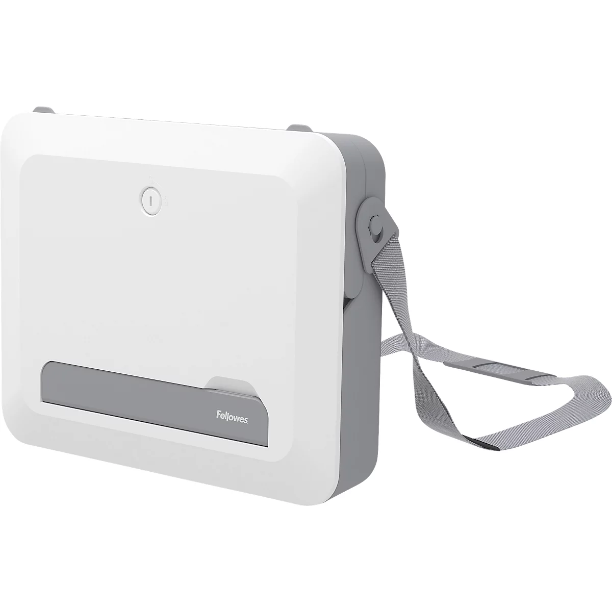 Fellowes® Sacoche pour ordinateur portable Breyta Toolbox, jusqu'à 14 pouces, serrure à cylindre, support pour ordinateur portable, ABS, blanc