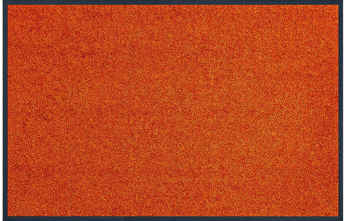 Felpudo confort, naranja, 750 x 1200 mm