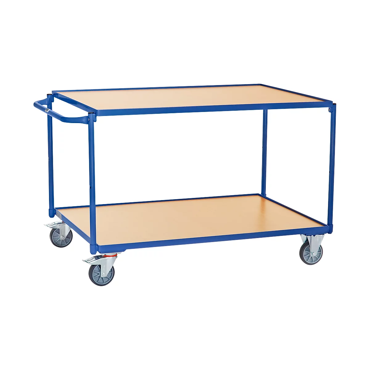 fetra® leichter Tischwagen, 2 Böden , 1200 x 800 mm