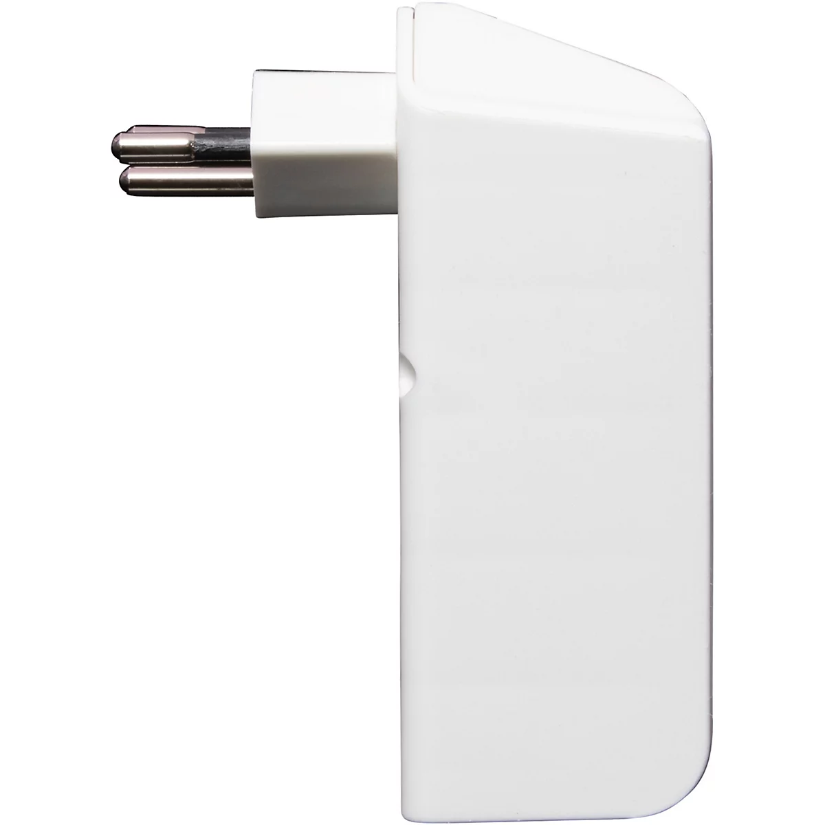 Fiche de dérivation brennenstuhl® cleverLINE, 2x, pivotant sur 300°, avec interrupteur éclairé, sans accroche, IP20, plastique, blanc