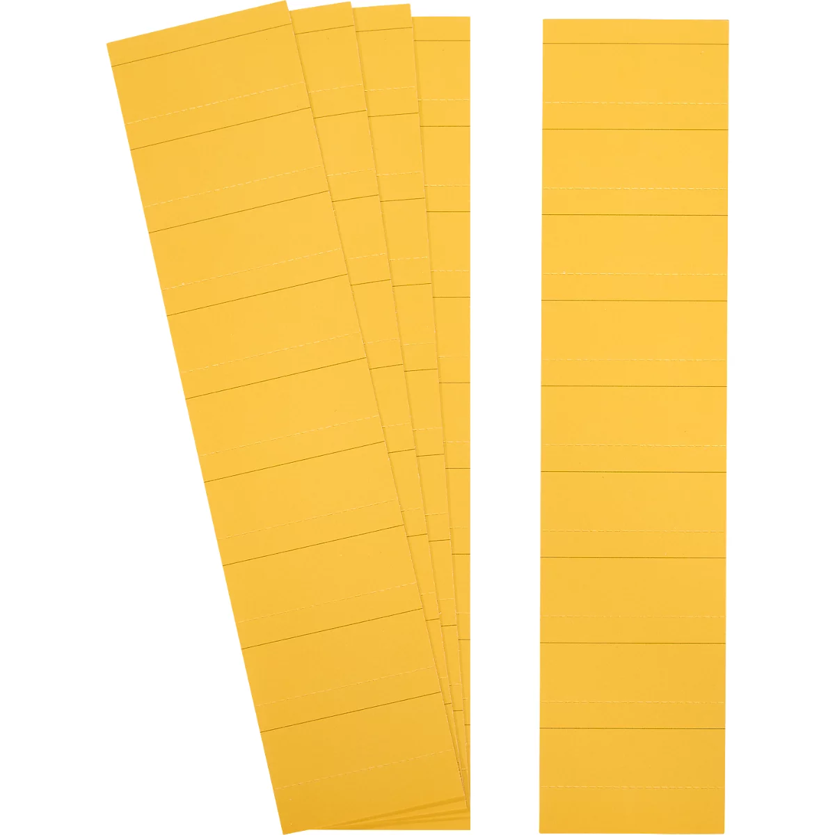 Fiches pour tableaux Ultradex Planrecord, inscriptibles, L 70 x H 32 mm, carton, jaune, 90 pièces